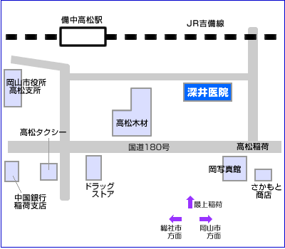 深井医院 地図